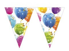 Léggömbök zászló banner - 230 cm - 1 db.