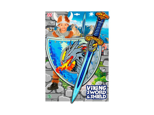 Sárkány viking szett - habkard és pajzs