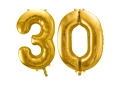 30-as számú arany színű fólialufi - 86 cm - 2 db.