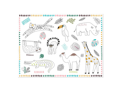 Állatkerti kifestőkönyv - 6 db.