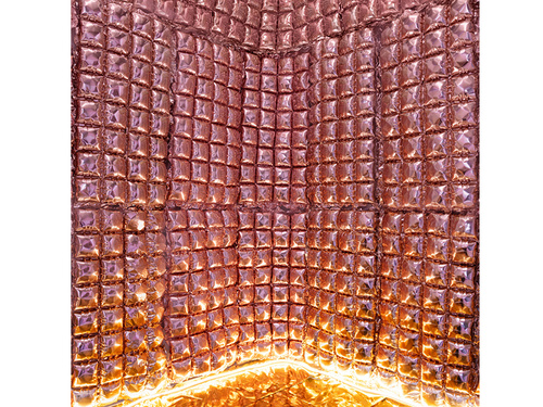 Függöny fólia lufi rózsaszín arany - 55 x 110 cm - 1 db.