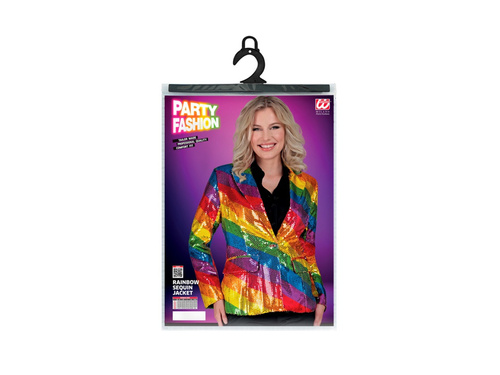 Party Fashion party dzseki - szivárványos flitteres