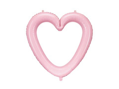 Fólia lufi szív képkeret - 73 x 72 cm