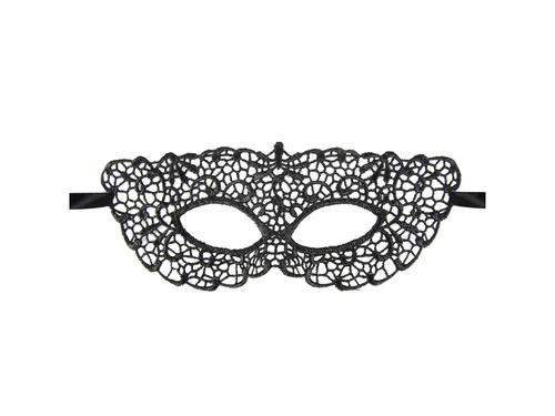 Titokzatos csipke maszk fekete - 1 db.