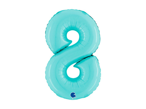 8-as számú fólialufi pasztellkék - 14" - 1 db.