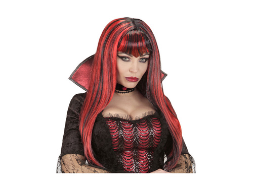 Vampiria piros hosszú paróka