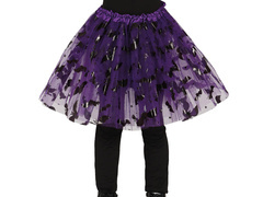 Lila szoknya denevérrel - 30 cm - 1 db.