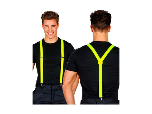 Neonsárga diszkó fogszabályzó