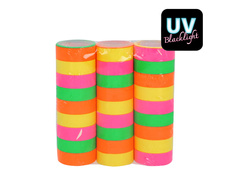 Neon UV diszkó streamerek - 4 m - 3 db.