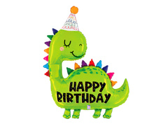 Születésnapi dinoszaurusz fólialufi - 71x92 cm - 1 db.