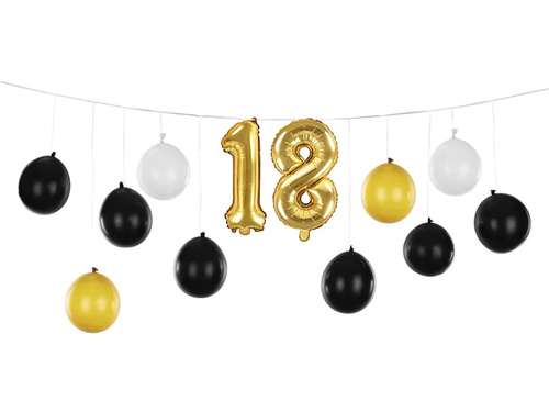 Tizennyolcadik születésnapi lufi készlet - 1 készlet