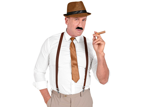 Gengszter szett barna - 1 szett.