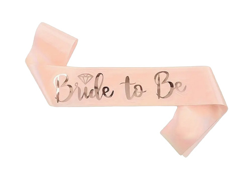 Arany szíj menyasszonyi felirattal - 1 db.