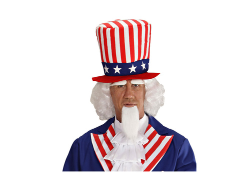 Paróka Mr. Amerika kecskeszakállal és szemöldökkel