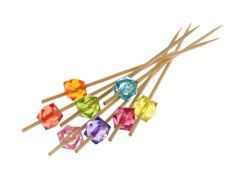 Koktélpálcikák strasszkövekkel - 24 db.