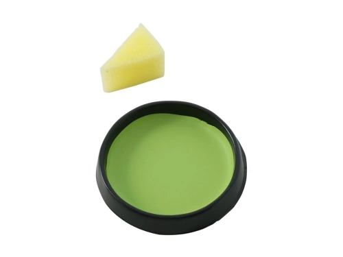 Zöld sminkfesték szivaccsal - 9 g - 1 db.