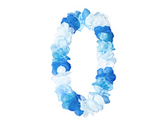 Hawaii nyaklánc Kék - 1 db.