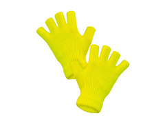 Neon sárga ujjatlan kesztyű