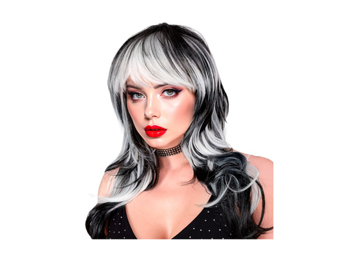 Fekete-fehér vámpír paróka