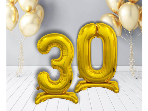 30 arany - 74 cm-es fólialufi készlet
