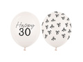 Latex lufik készlet harmincadik születésnapra - 30 cm - 50 db.