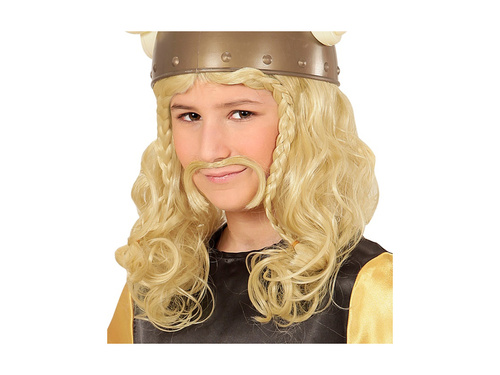 Viking paróka bajusszal