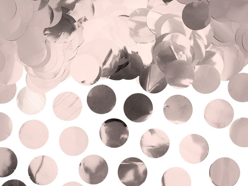 Konfetti körök arany és rózsaszín - 15g