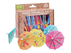 Papír esernyők italokhoz - 10 cm - 100 db.