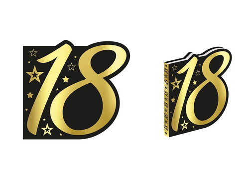 Fekete vendégkönyv egy tizennyolcadik születésnapi partira