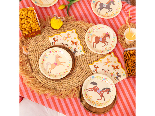 Születésnapi szalvéták Lovak - 33 cm - 10 db.