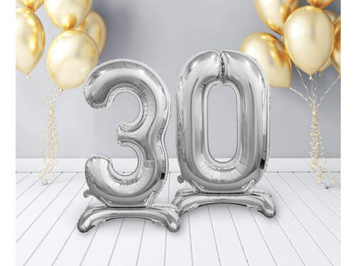30 ezüst - 74 cm-es fólialufi készlet