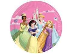 Princess papírtányér - Princess - 23 cm - 8 db.