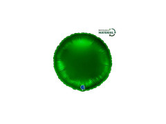 Kerek fólialufi sötétzöld - 14" - 1 db.