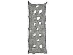 Fekete Halloween asztalterítő - 60 x 300 cm - 1 db.