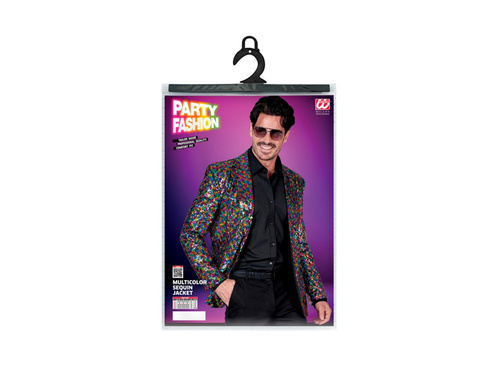 Party Fashion többszínű flitteres kabát