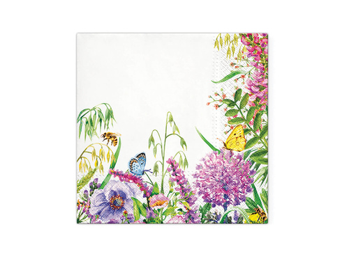 Mezei virágok szalvéták - 33 cm - 20 db.