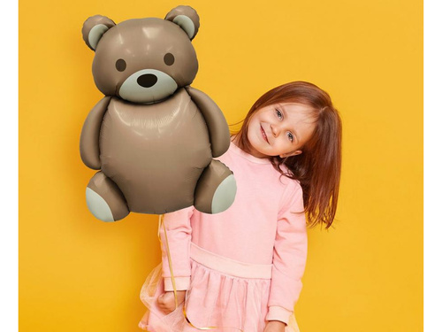 Teddy mackó fólialufi - 52x68 cm - 1 db.