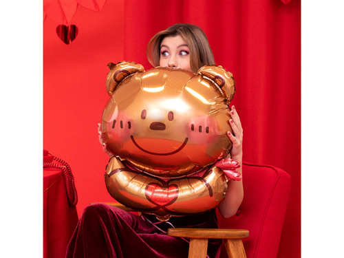 Mackós fólialufi szívvel - 58x75 cm - 1 db.