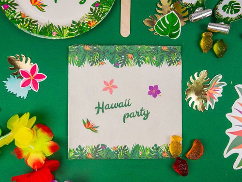 Konfetti formák Hawaii Party - 24 db.