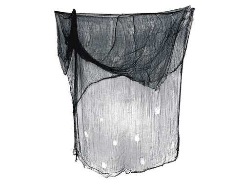 Fekete Halloween háló - 200 x 500 cm - 1 db.