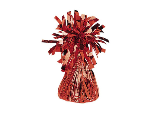 Fóliasúlyok héliummal töltött léggömbökhöz - piros - 170 g