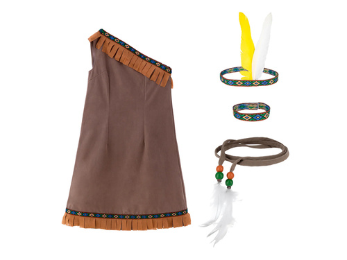 Indiai lány jelmez - 1 db.