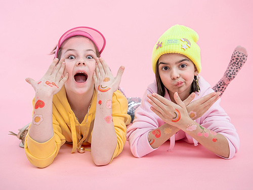 Százszorszép lemosható tetoválás - 14 db.