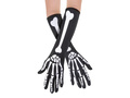 Csontváz hosszú kesztyű - 24 cm - 1 pár