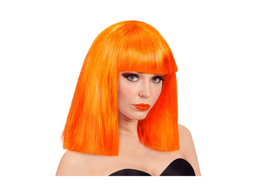 Neon narancssárga Showgirl paróka