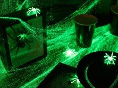 Fluoreszkáló pókháló - 100g - 1 db.