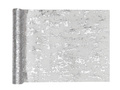 Csillámos asztali futó dekoráció - ezüst - 28 cm x 5 m - 1 db.