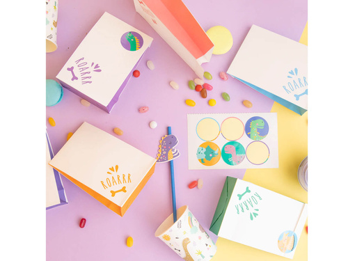 Papírtasakok Dinoszauruszok - 6 db.