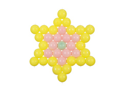 Léggömbháló - csillag - 63x68 cm - 1 db.