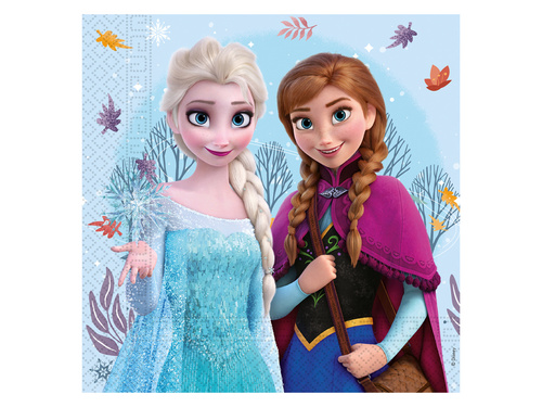 Pohár + szalvéta + papírtányér készlet Frozen - Land of Ice - 36 db.